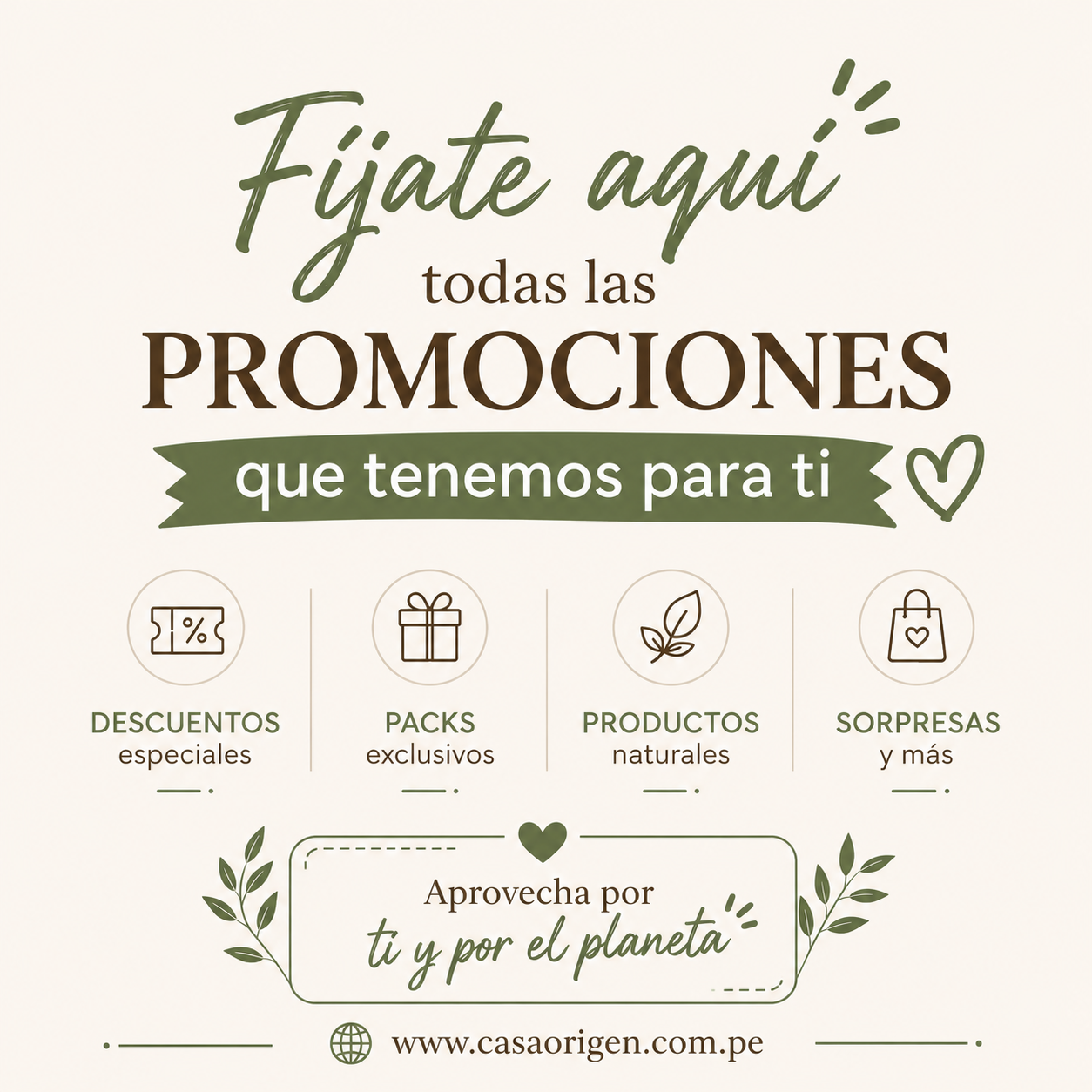 Promociones y descuentos