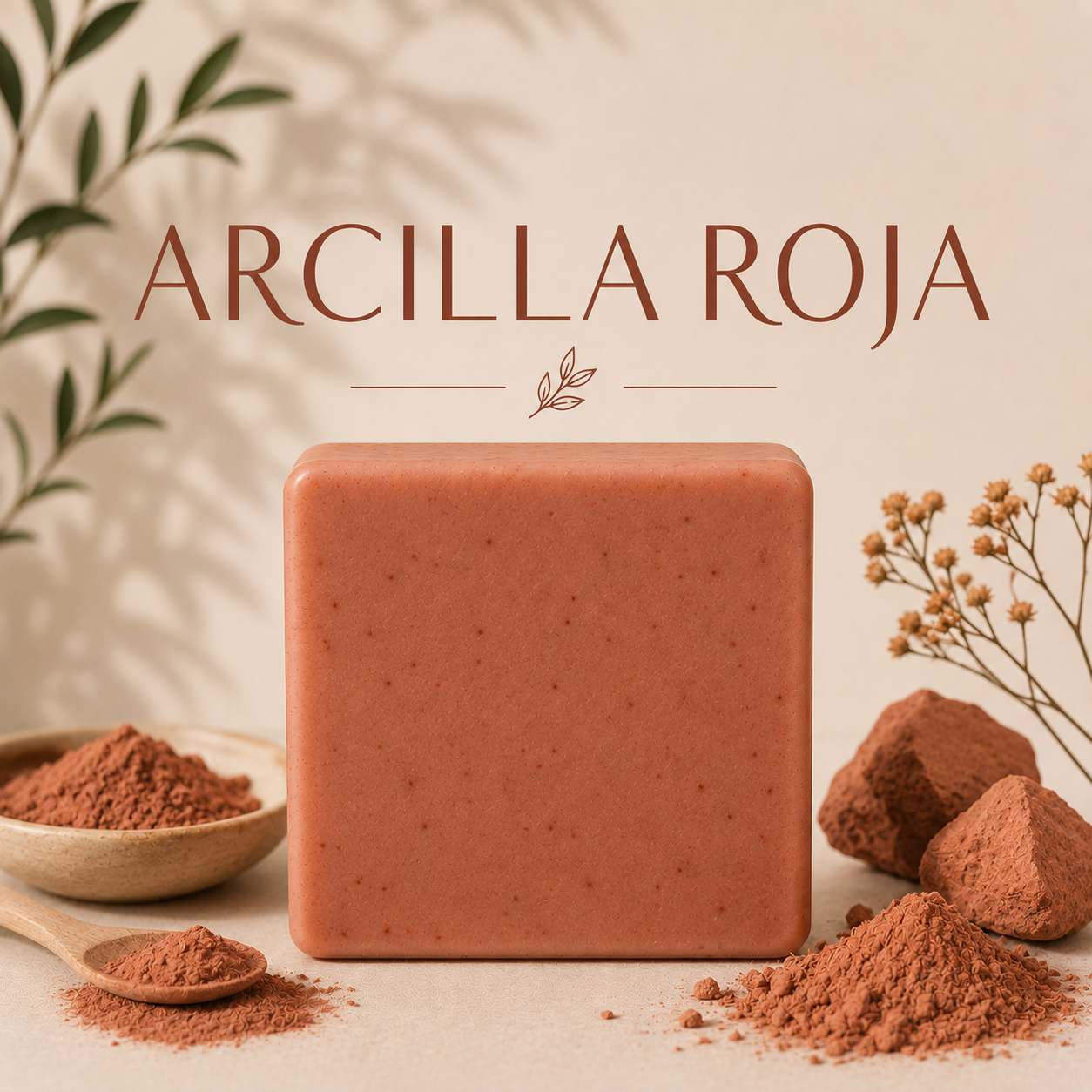 Jabón de Arcilla Roja