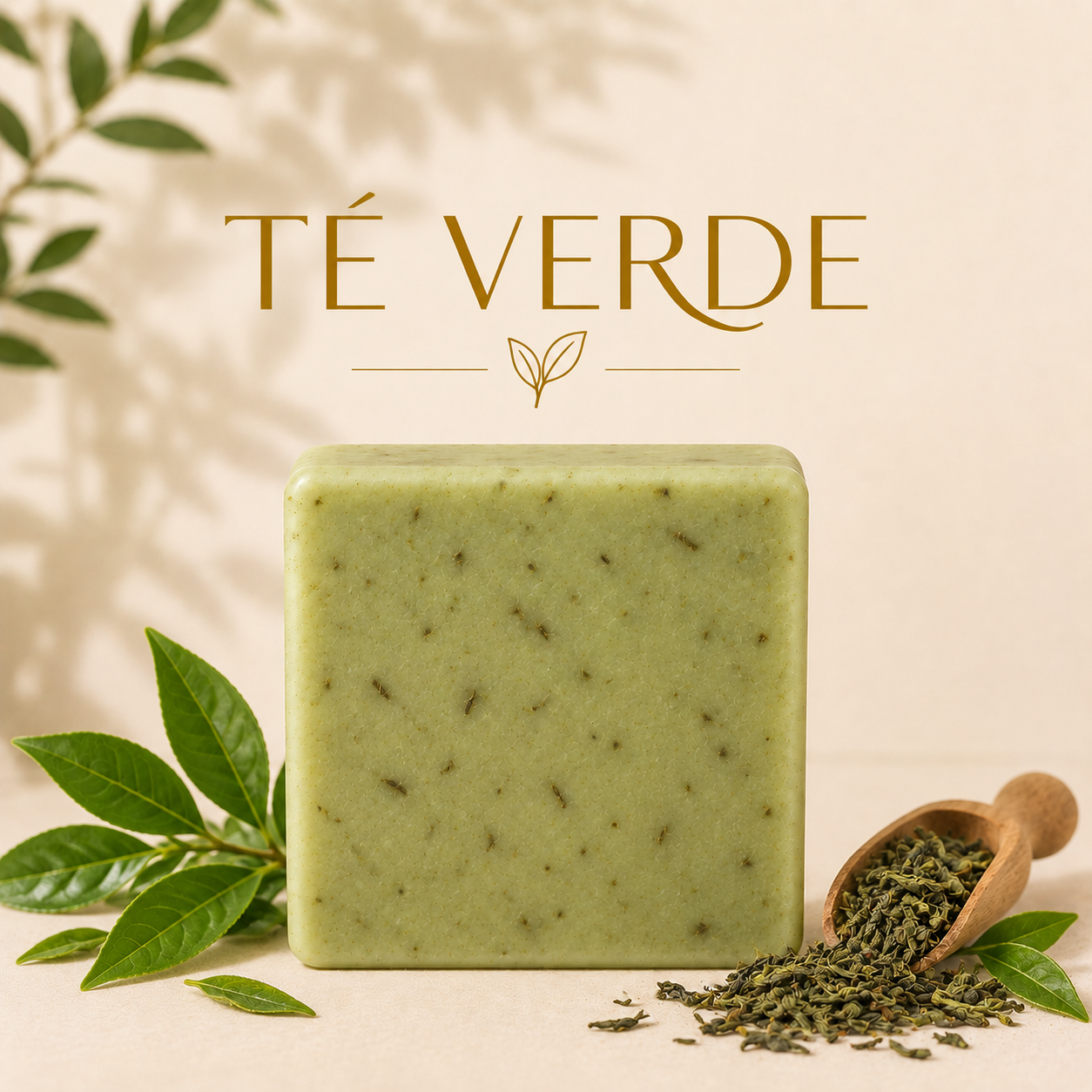 Jabón de té verde