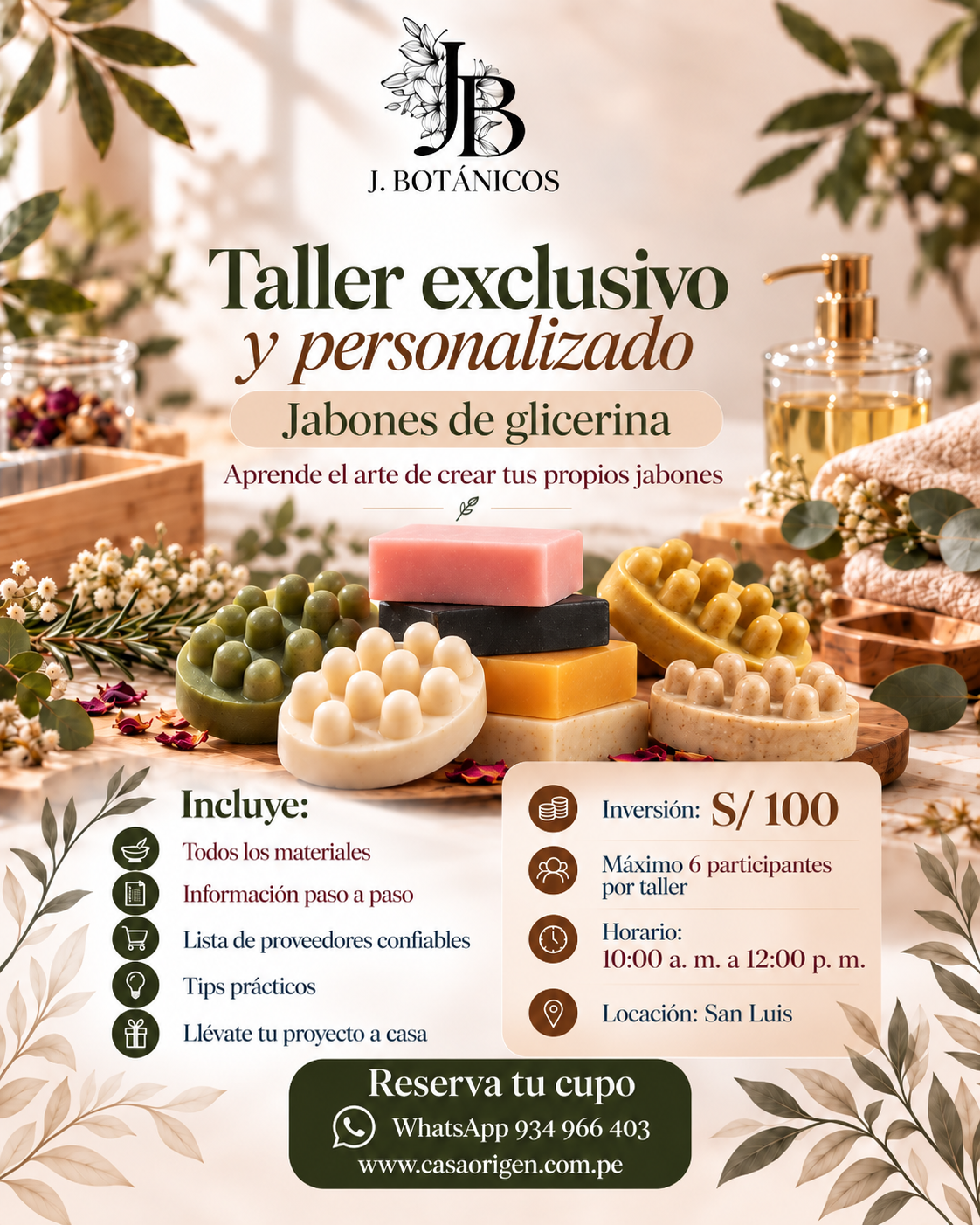 Taller de Jabones de Glicerina